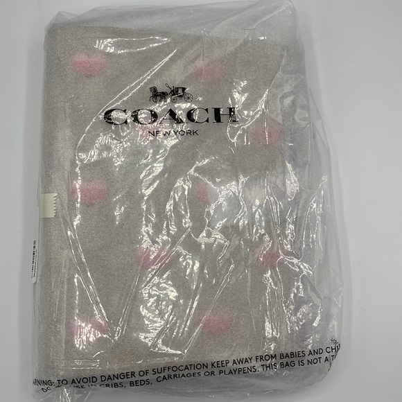 Coach Striped Heart Leather Notebook - Picture 10 of 10